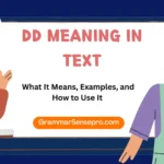 DD Meaning in Text