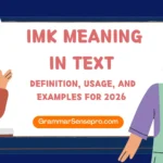 IMK Meaning in Text