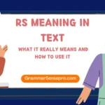 RS Meaning in Text