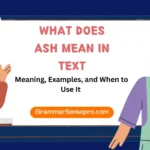 What Does ASH Mean in Text? Slang Meaning