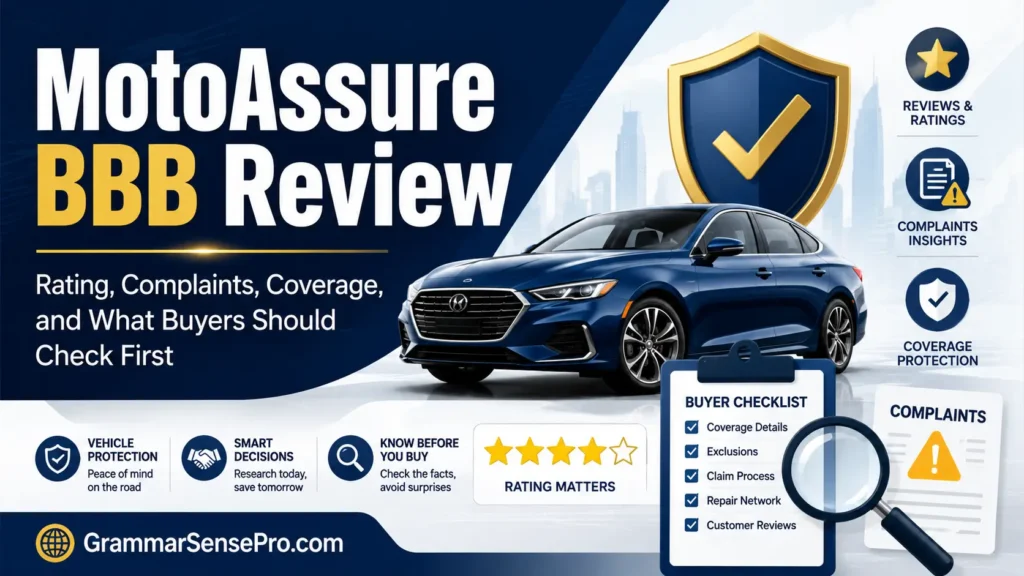MotoAssure BBB Review: Rating, Complaints, Coverage, and What Buyers Should Check First