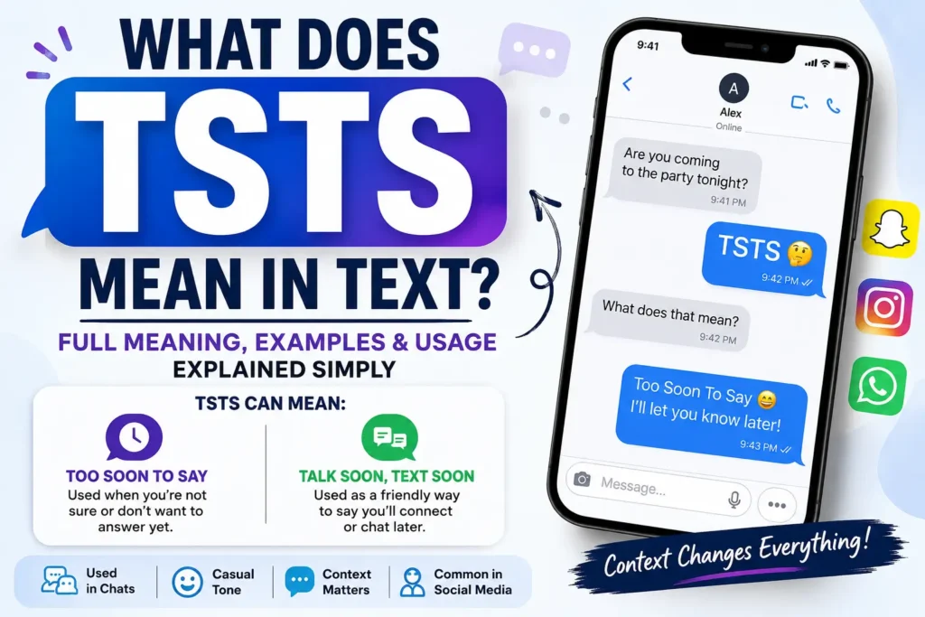 TSTS Meaning in Text Explained Simply: What It Really Means in 2026 Chats