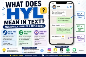 What Does HYL Mean in Text? Meanings, Examples, and Reply Guide