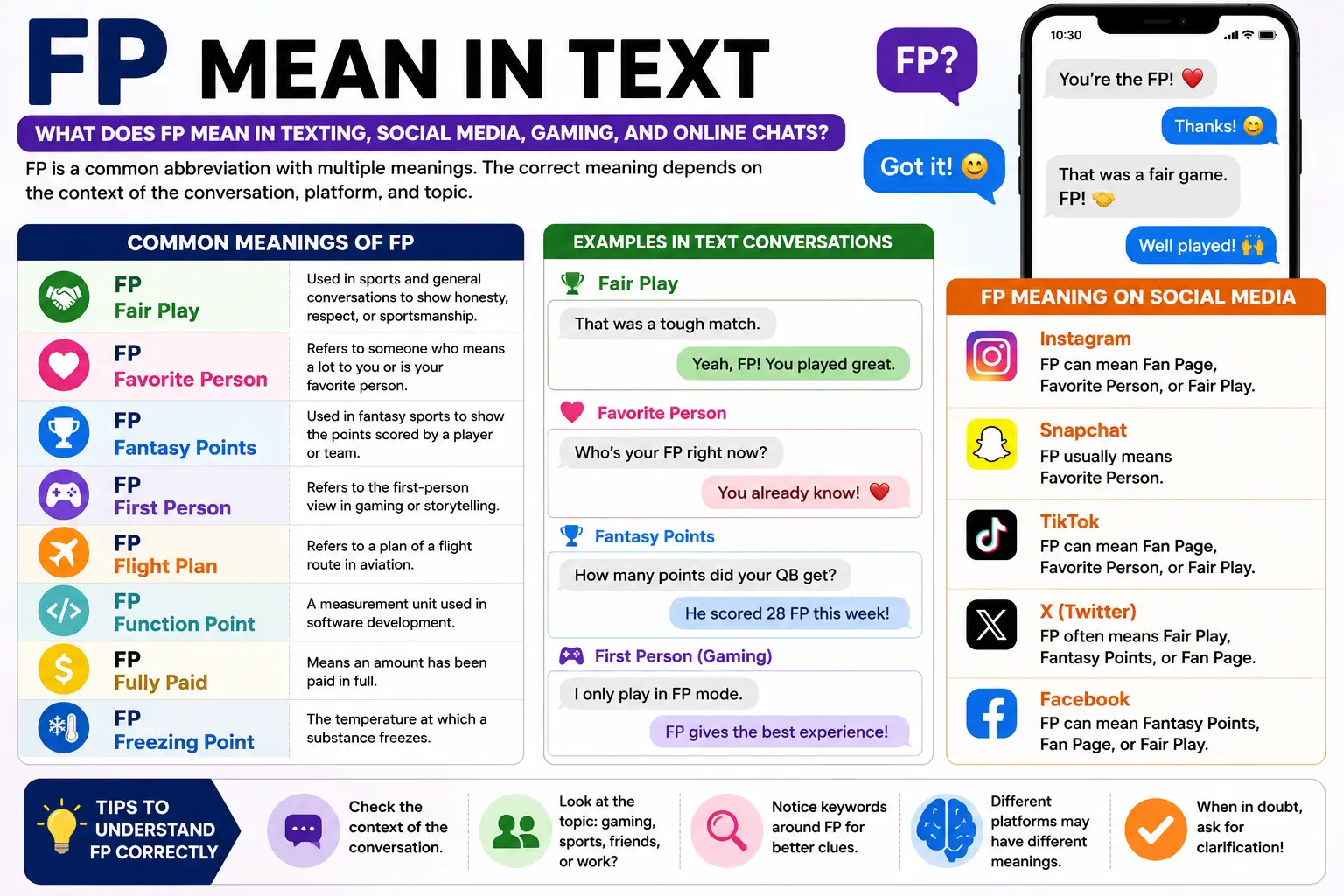 FP Mean in Text: What Does FP Mean in Texting, Social Media, Gaming, and Online Chats?