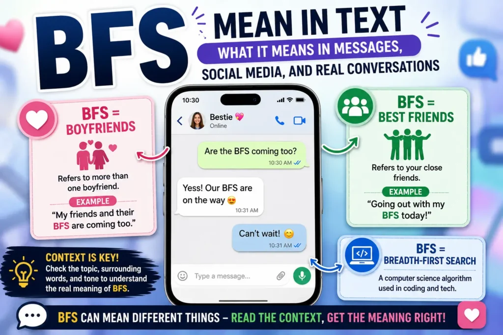 BFS Meaning in Text: What BFS Means in Messages, Social Media, and Real Conversations