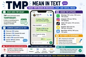 TMP Mean in Text : What TMP Means in Messages, Chat, and Social Media