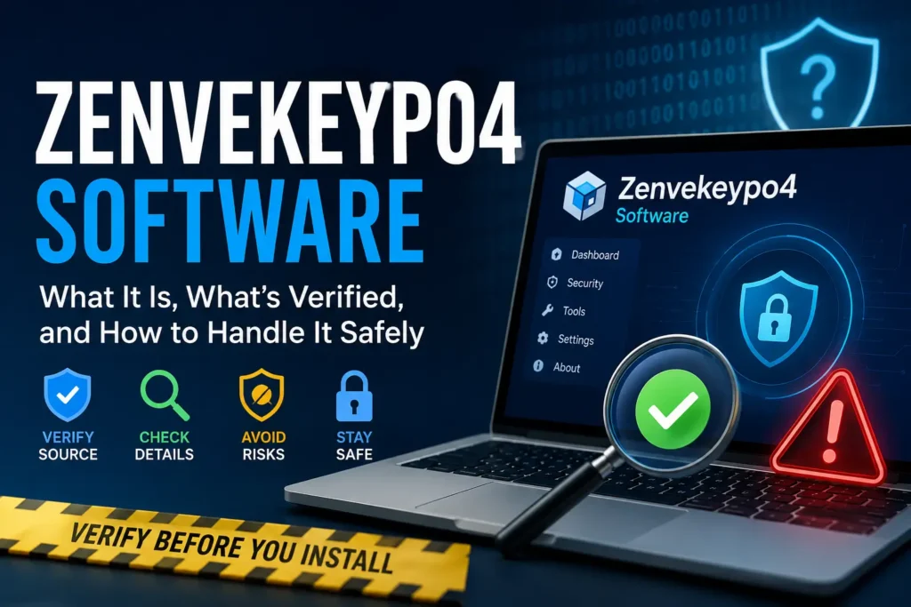Zenvekeypo4 Software: What It Is, What’s Verified, and How to Handle It Safely