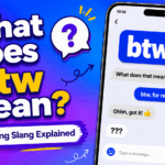 BTW meaning in text with examples of how to reply