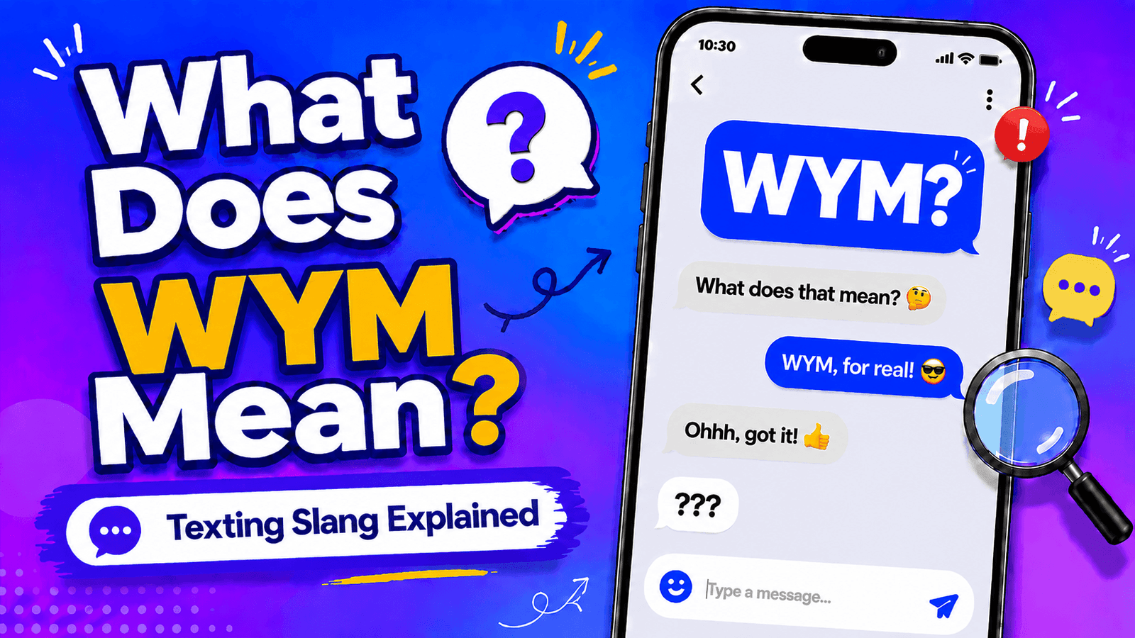 WYM meaning in text explained as what you mean with examples from Snapchat Instagram and TikTok conversations