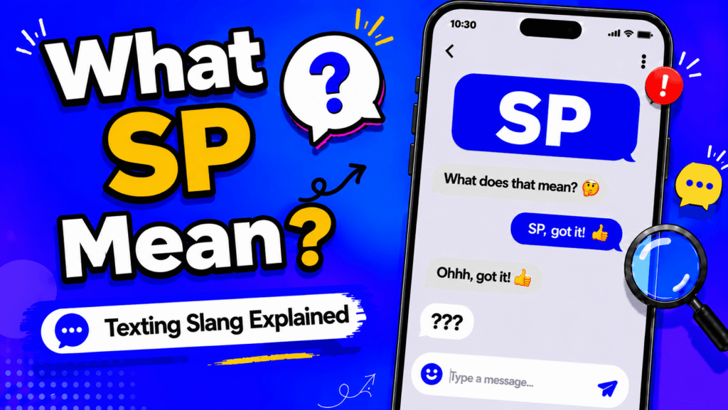 SP meaning in text explained as special person with texting examples