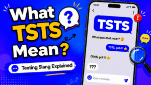 TSTS meaning in text explained as type shit type shit with texting examples