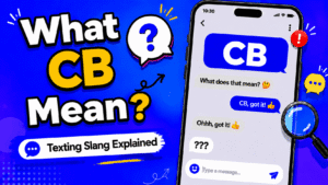 CB meaning in text explained with texting slang example