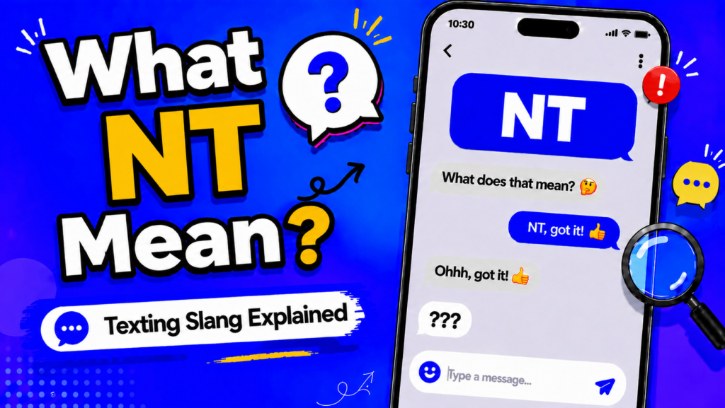 NT meaning in text explained with texting slang example