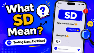 SD meaning in text explained with texting slang example