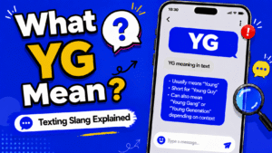 YG meaning in text explained with texting slang example