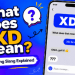 XD meaning in text shown as a laughing face in a casual chat message
