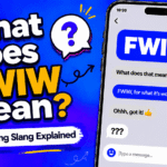 FWIW meaning in text shown as for what its worth in a casual chat message