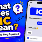 IC meaning in text shown as I see in a casual chat message