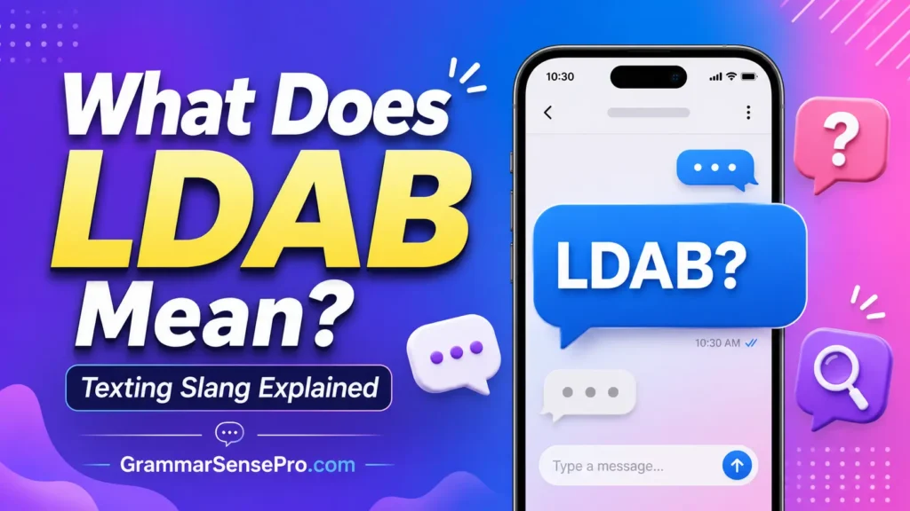 LDAB Meaning Slang: What It Means in Text and TikTok