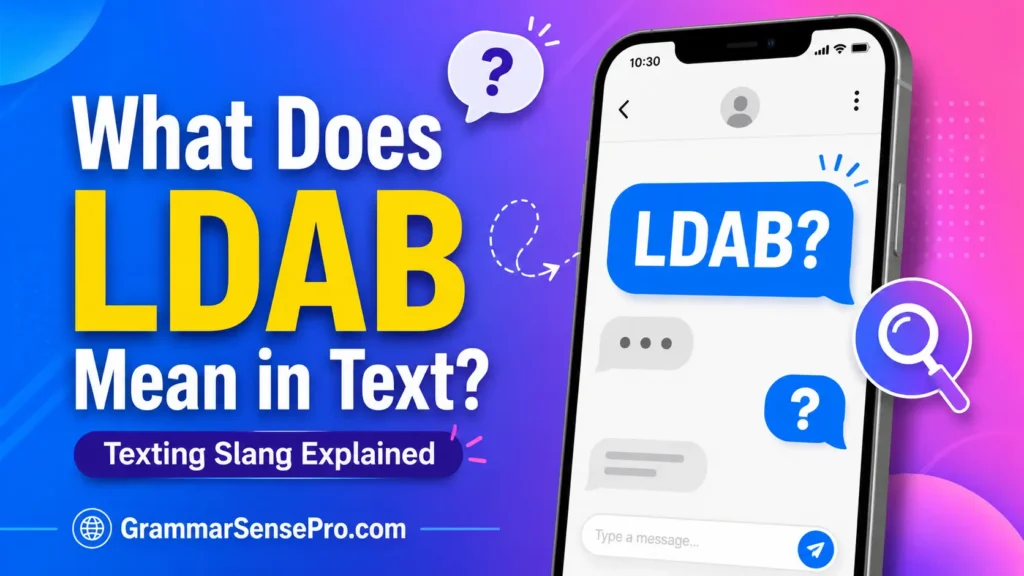 What Does LDAB Mean in Text?
