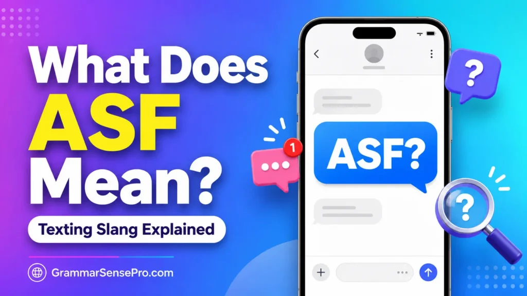 ASF Meaning in Text: Definition, Examples, and Replies