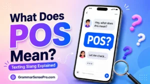 POS Meaning Twitter: What Does POS Mean in Text and Social Media?
