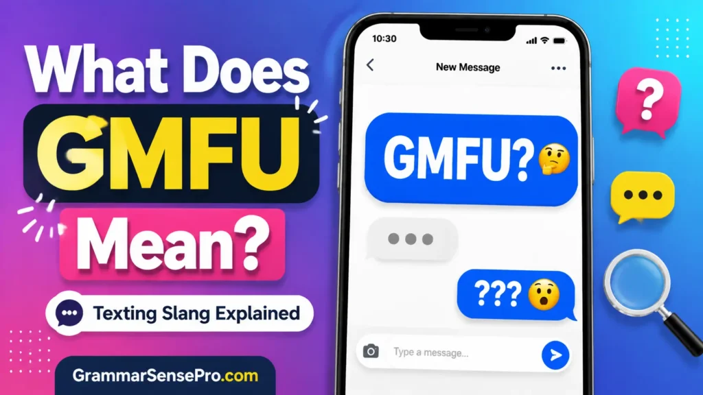 What Does GMFU Mean in Text?
