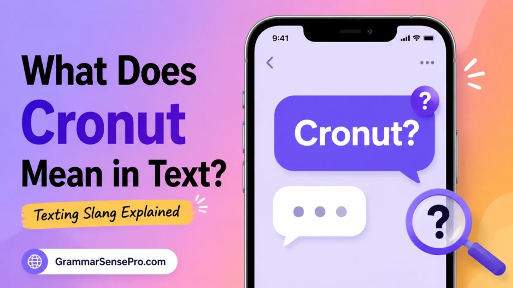 What Does Cronut Mean in Text?