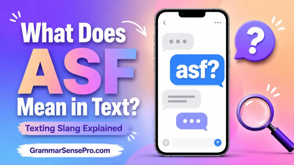 What Does ASF Mean in Text?