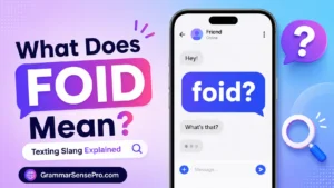 What Does FOID Mean? Slang Definition and Examples