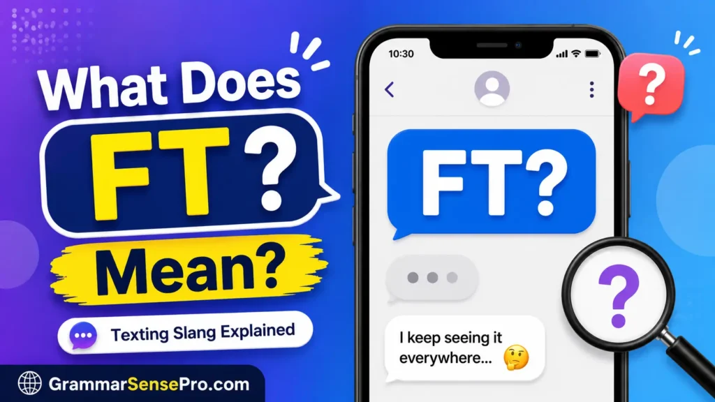 FT Meaning: What Does FT Mean in Text and Social Media?