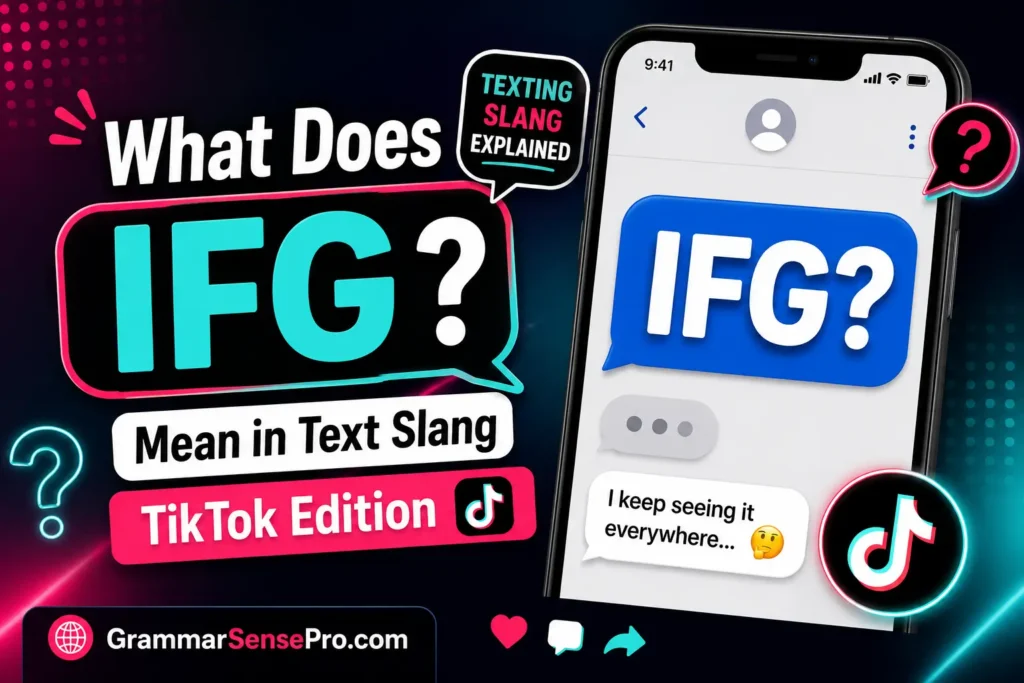 IFG Meaning in Text Slang TikTok: What Does IFG Mean?