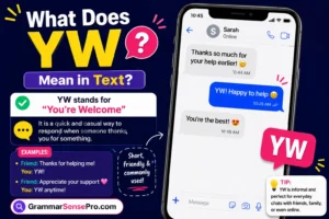 YW Meaning in Text: What Does YW Mean?