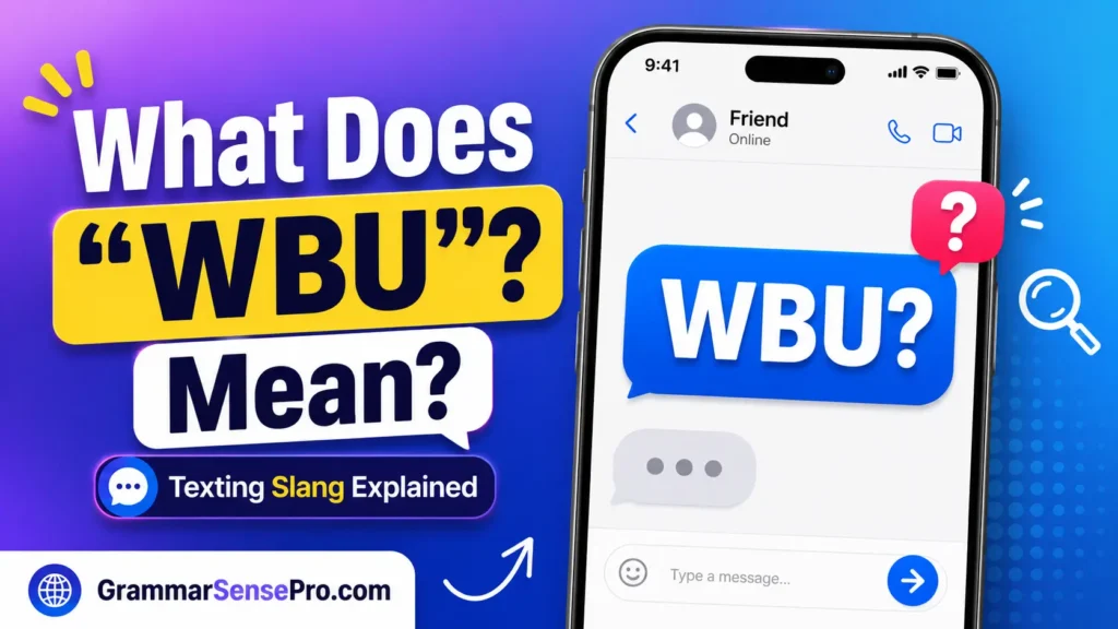 WBU Meaning in Text: What Does WBU Mean?