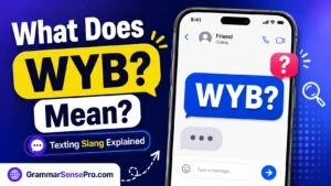 WYB Meaning in Text: What Does WYB Mean?