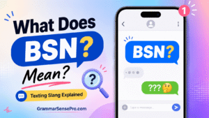 BSN Meaning in Text: What Does BSN Mean?