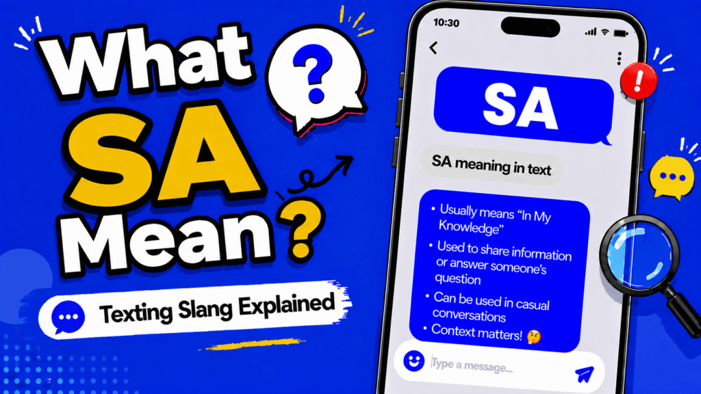 SA meaning in text explained across Snapchat, Instagram, TikTok and messaging apps