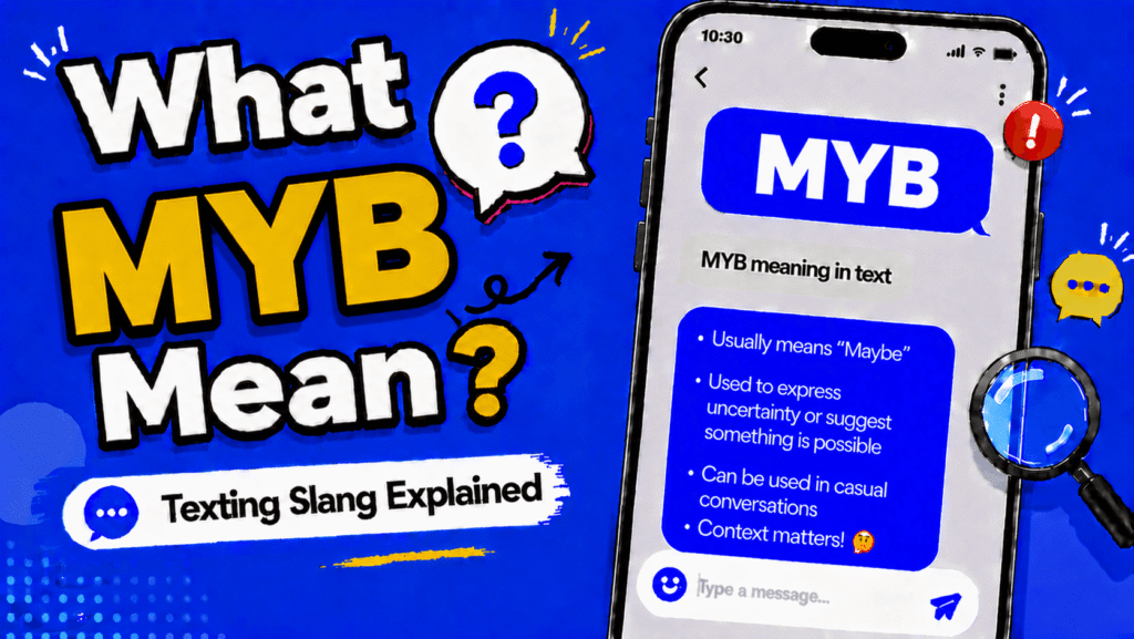 MYB meaning in text explained across Snapchat, Instagram, TikTok and messaging apps