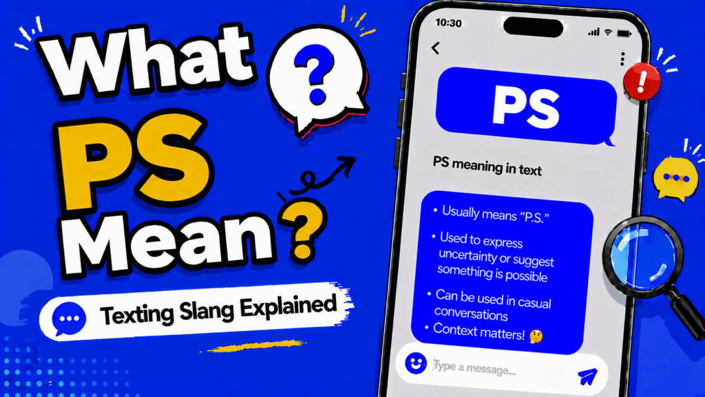 PS meaning in text message on Snapchat, Instagram, and TikTok explained