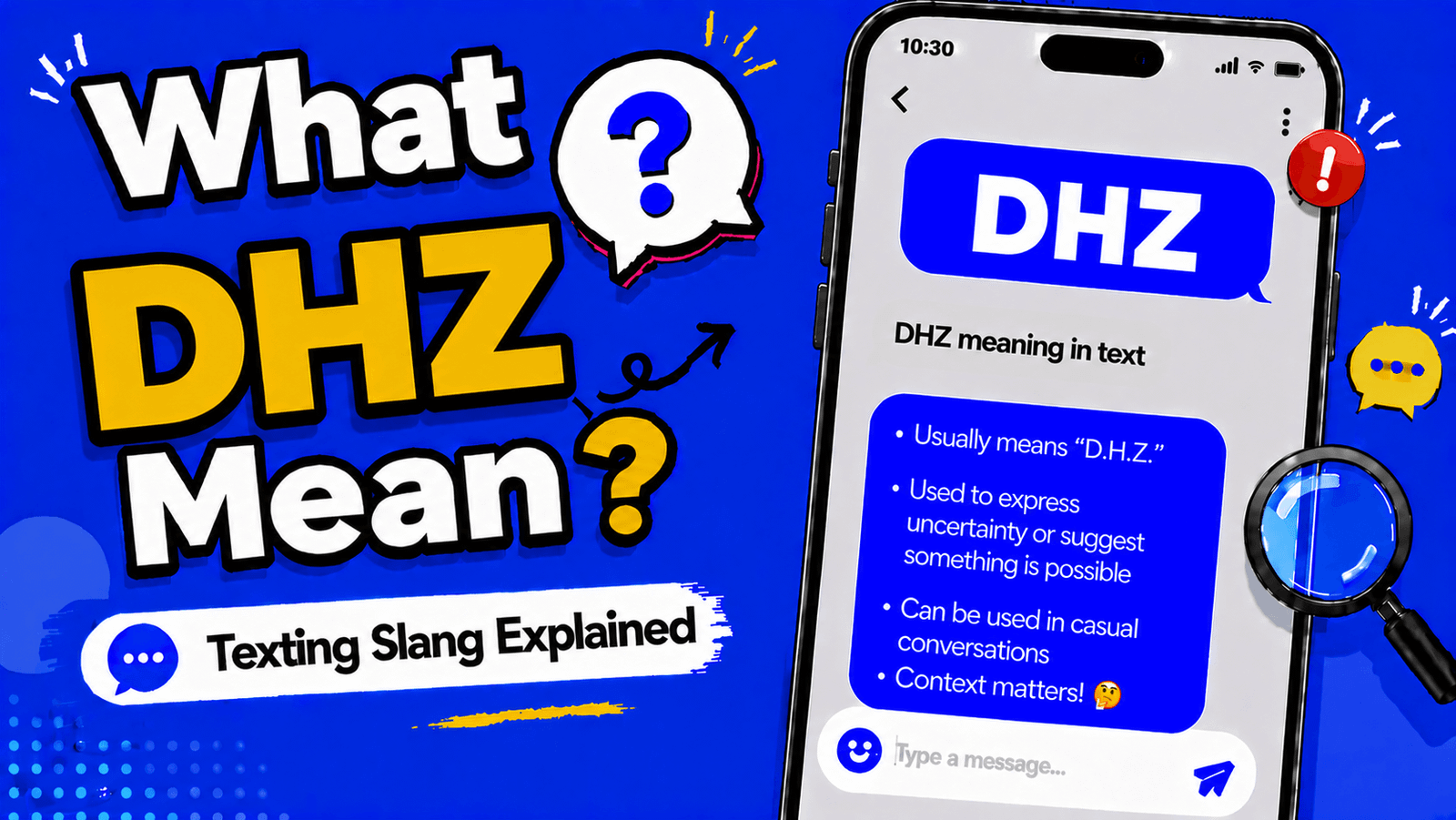 DHZ meaning in text message on Snapchat, Instagram, and TikTok explained