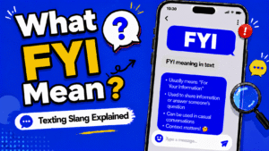 FYI meaning in text message on Snapchat, Instagram, and TikTok explained