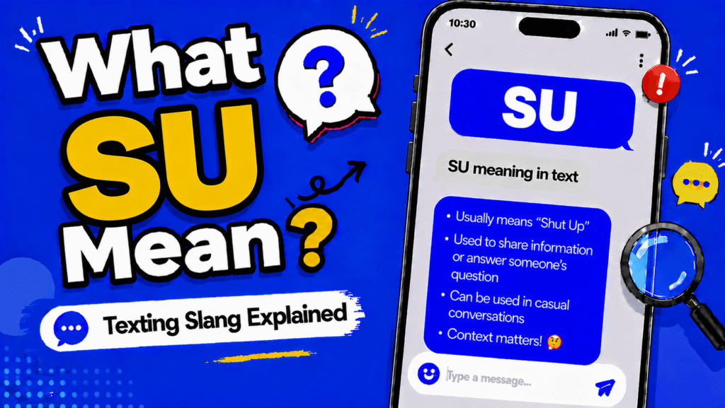 SU Meaning in Text: What Does SU Mean in Texting and Social Media?