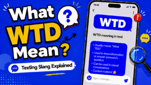 WTD meaning in Text: What Does WTD Mean in Texting?