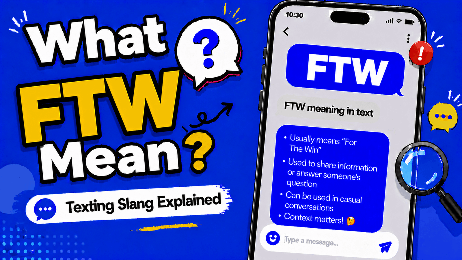 FTW meaning in text explained with examples for texting and social media