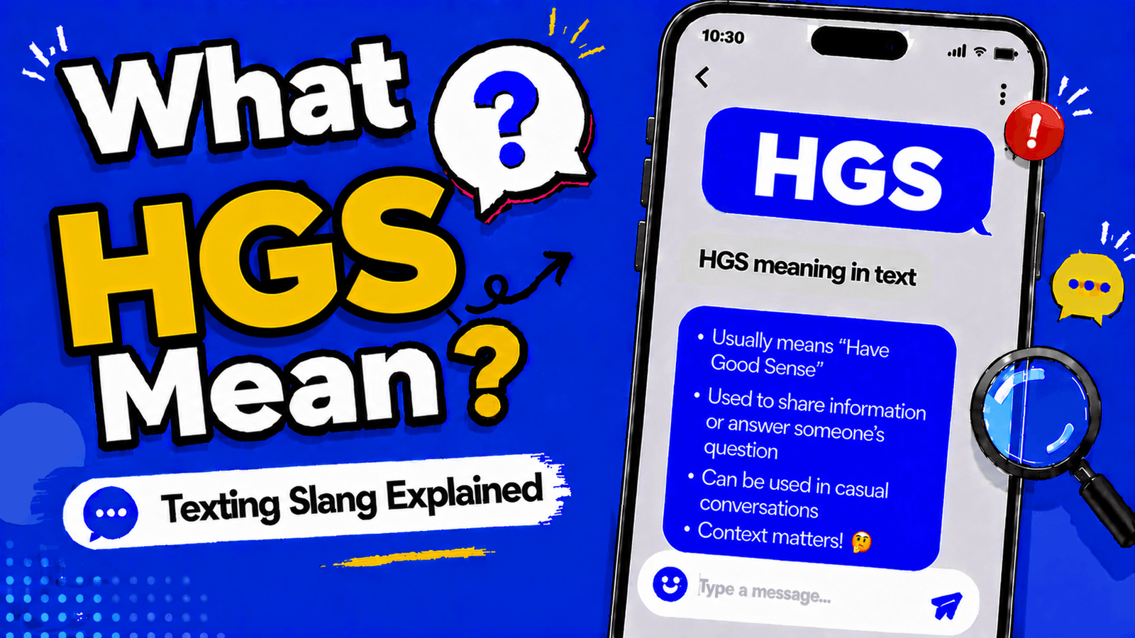 HGS meaning in text explained with examples for texting and social media