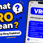 VRO meaning in text explained with examples for texting and social media