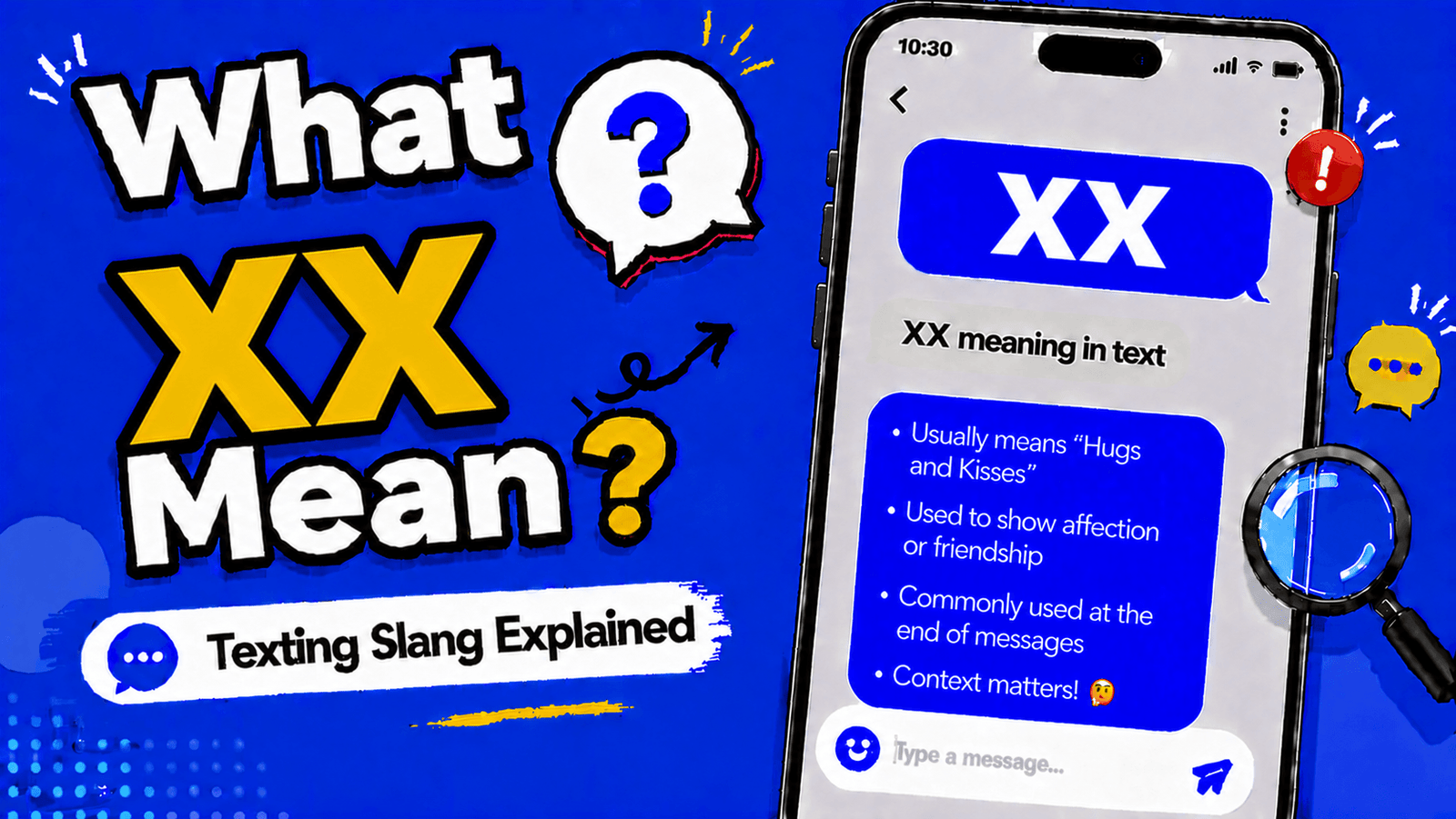 XX meaning in text explained with examples for texting and social media
