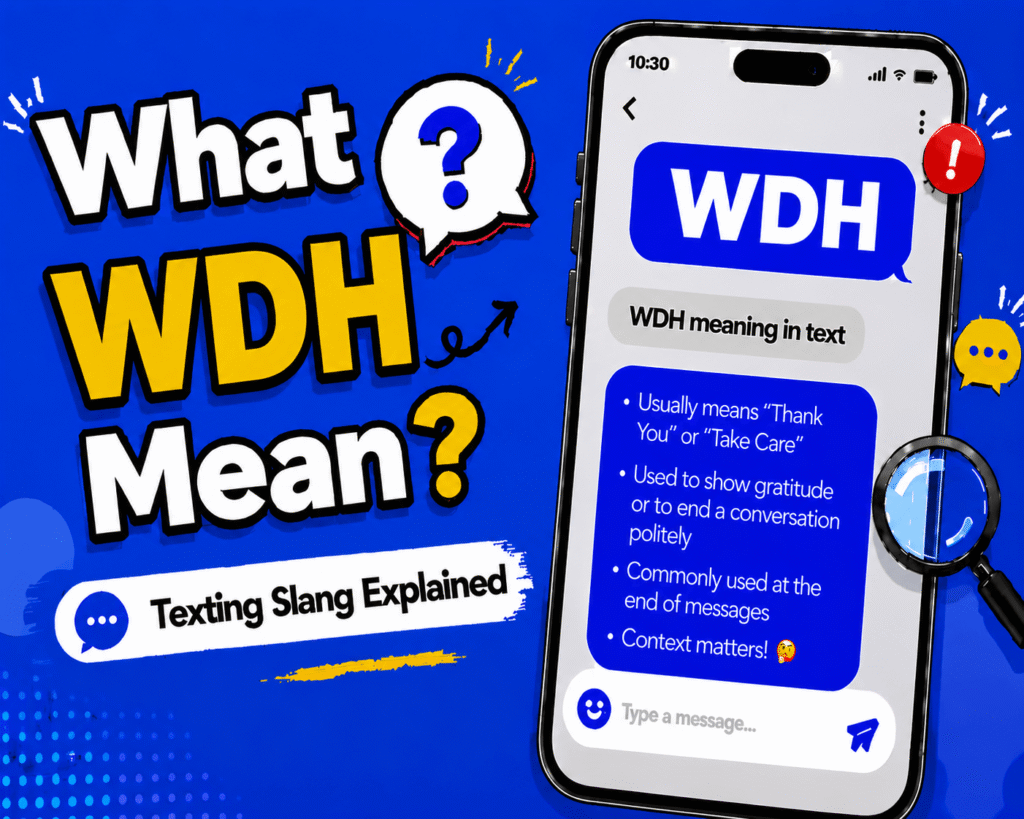 WDH meaning in text explained with examples for texting and social media