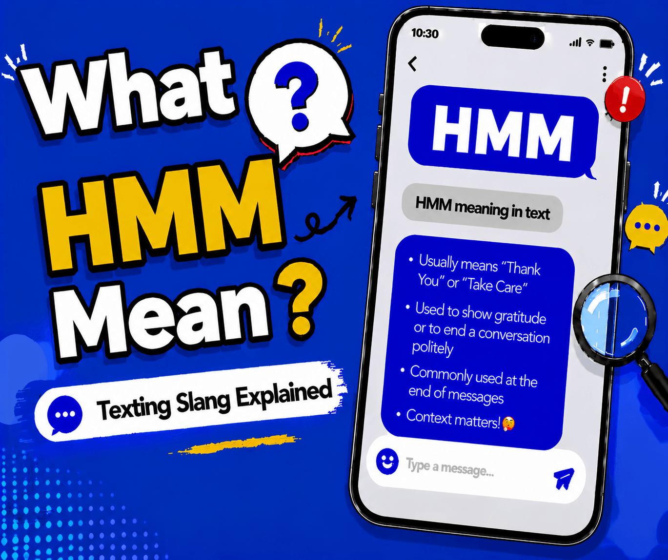 HMMmeaning in text explained with examples for texting and social media