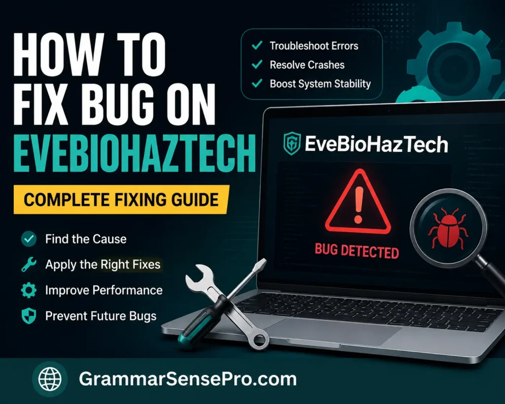 How to Fix Bug on EveBioHazTech: Complete Practical Debugging and Troubleshooting Guide